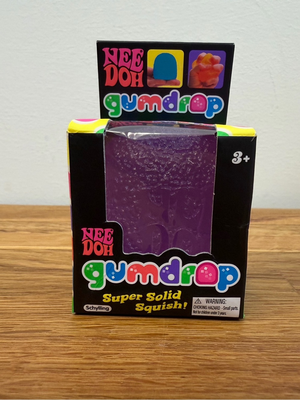 NeeDoh Gumdrop Purple Squishy Sensory Fidget
